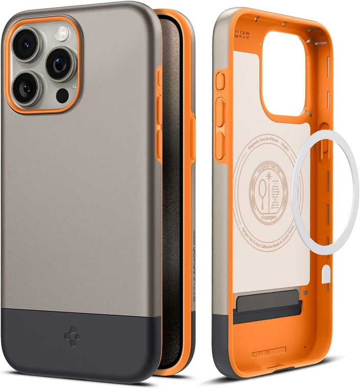 Spigen Style Armor Magfit for Apple iPhone 15 Pro Max - Alpine Gold