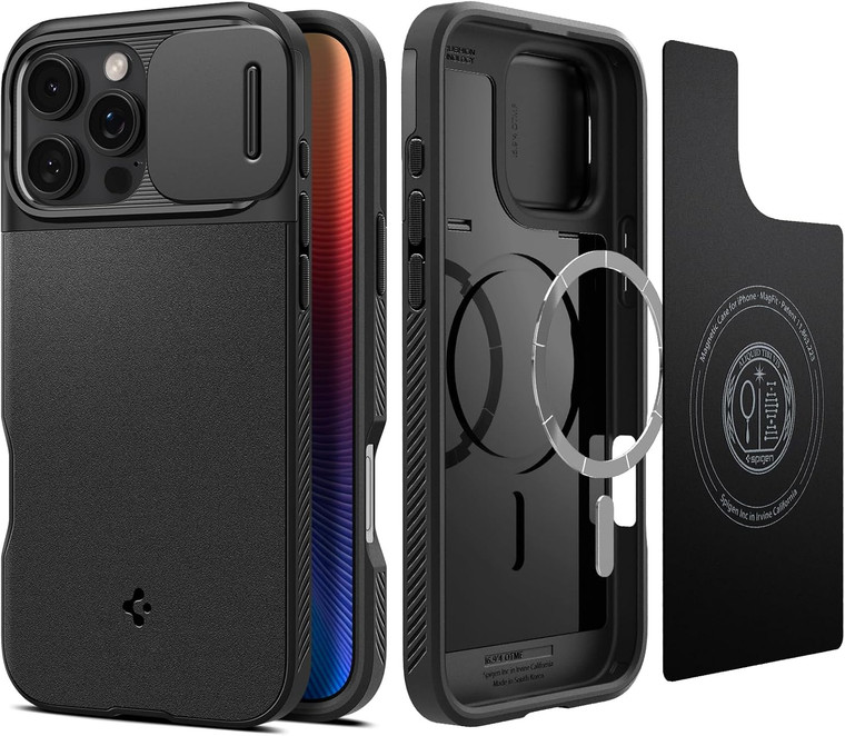 Spigen Optik Armor Mag Fit for Apple iPhone 16 Pro - Black