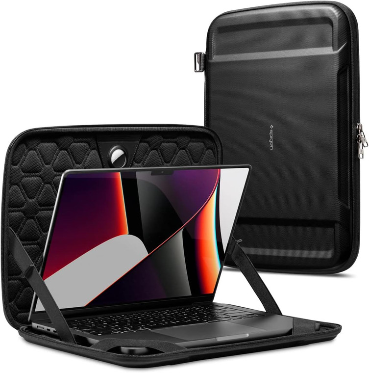 Spigen Rugged Armor Pro 16" for Apple Laptop - Black