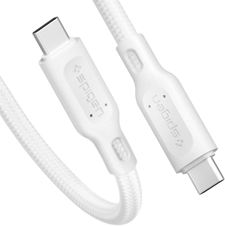 Spigen C11C1 Cable (2.0) DuraSync USB-C for Life Essential - White