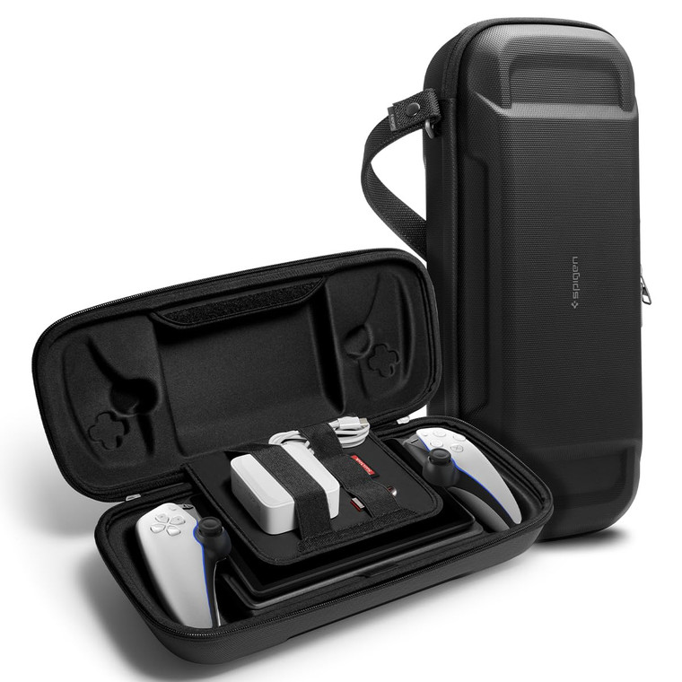 Spigen Rugged Armor Pro Pouch for Sony PlayStation Portal - Black