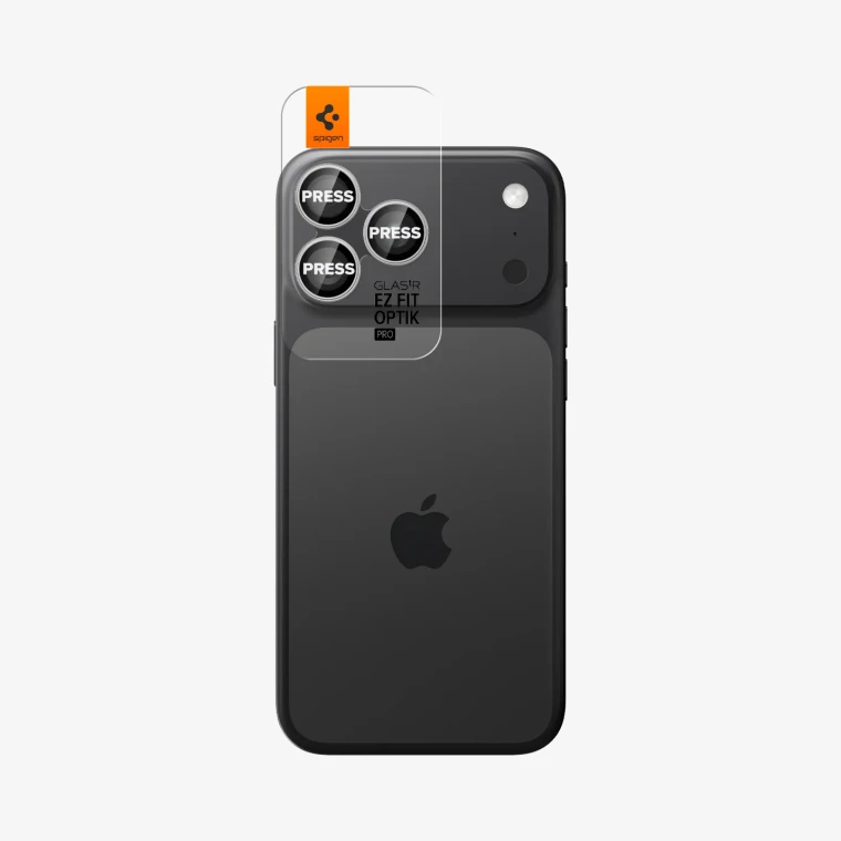 Spigen Glas.tR EZ Fit Optik Pro for Apple iPhone 17 Pro | 17 Pro Max - Silver