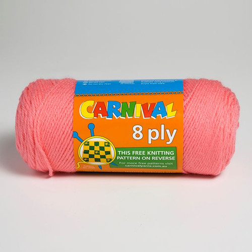 Carnival 8 ply 100g 2035 Coral