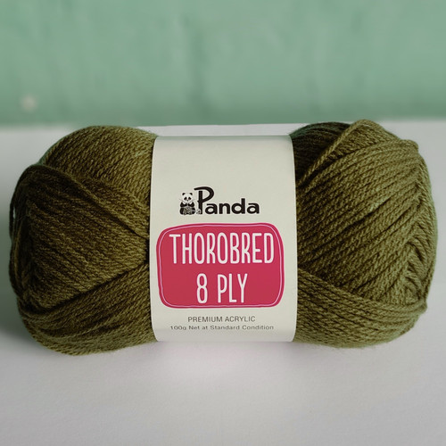 Thorobred 8 ply Acrylic 100g Khaki