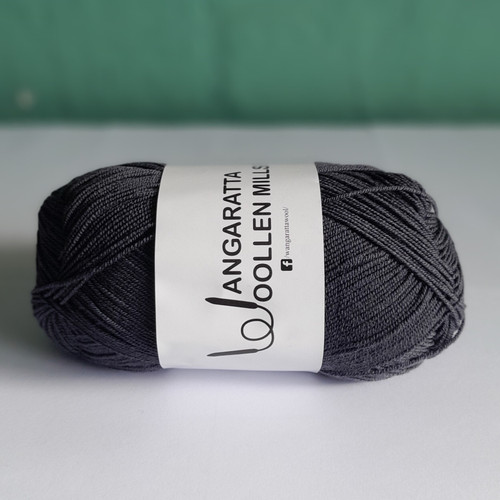 WWM 3 ply Superfine Wool - 100 gm - Dark Grey