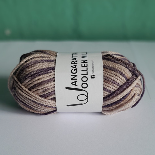 This very limited edition 8 ply pure wool will be just the thing for any of your 8 ply patterns, including the Classic Knits for Men also available in the web store. This easy care, crepe yarn, in this fantastic print, will make up into individual garments that last the test of time. This wool is in limited supply so grab yours quickly before it's all gone.

Approx. 95 metres to a 50 gram ball. 4 mm needles recommended. Warm, gentle machine or hand wash.
