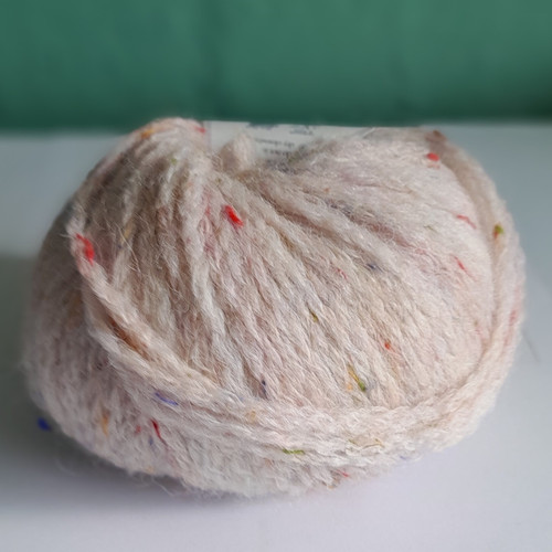 Patons Ethereal is a luxurious, lofty yarn made in Italy. Made from 48% Fine Alpaca, 30% Nylon, 15% Acrylic and 7% Viscose. Hand wash only. You will need 6.5mm needles and hooks to work with this this yarn.