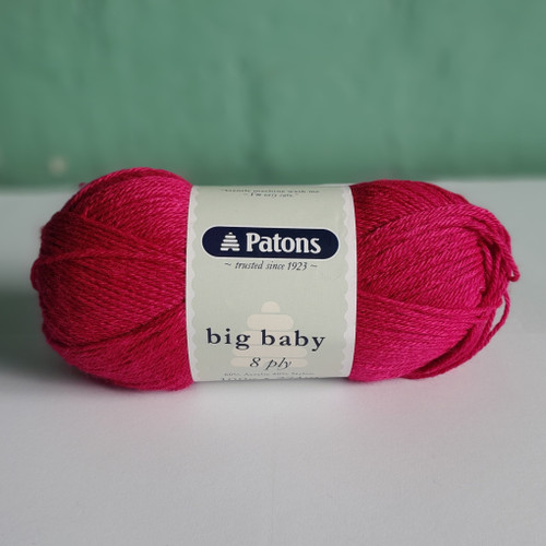Patons Big Baby 8 ply - 5 x 100g - Ruby