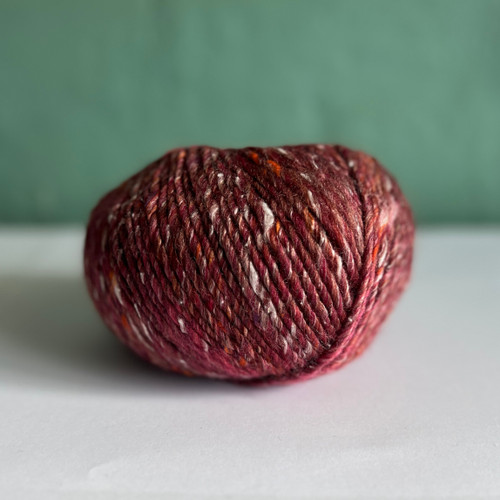 This beautiful yarn is Italian made using a wide range of fibres - 51% acrylic, 27% wool, 10% fine alpaca, 10% silk and 2% viscose. Each 50g ball contains 90m and requires 5mm needles. It can only be washed by hand and cannot be bleached or ironed. Use to make gorgeously snug overcoats, sweaters and other garments! 