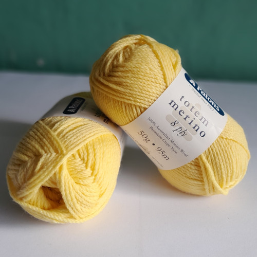 This 100% pure Australian Merino 8ply wool is easy care, being both machine and hand washable. Every 50g ball of this crepe yarn contains 95m and requires 4mm needles. 