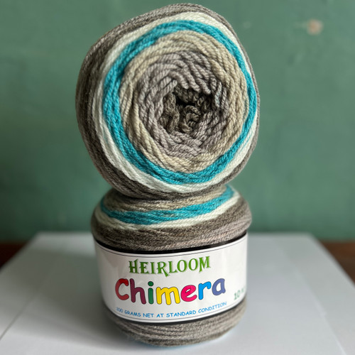 This beautifully coloured 10ply yarn is 80% acrylic and 20% wool. Each 200g ball contains approximately 360m and it cannot be machine washed. 