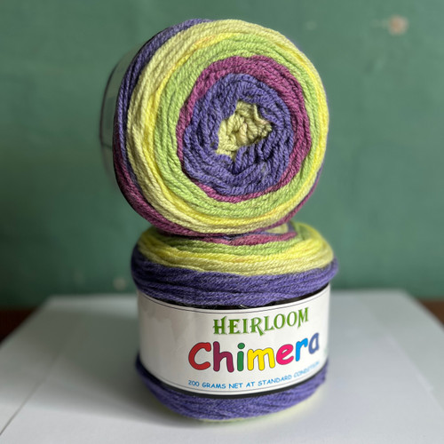 This beautifully coloured 10ply yarn is 80% acrylic and 20% wool. Each 200g ball contains approximately 360m and it cannot be machine washed. 