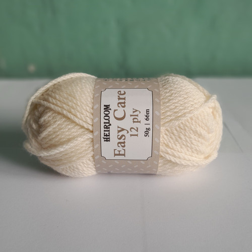 This 100% pure wool crepe yarn is machine washable, with each 50g ball containing 66m. As a 12ply yarn, you will need 6mm needles or hooks to work with it.