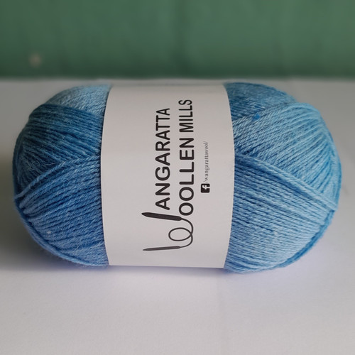 Knit or crochet yourself a pair of vibrant warm socks with our WWM 4ply sock yarn! The composition of this yarn is 75% wool and 25% Nylon. Each 100g ball contains 370-380m of yarn, enough to make a pair of adult size socks. This sock yarn is machine washable. 