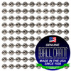 #3 Faceted Style Nickel Plated Steel Ball Chain Spool. Commonly used in crafting and jewelry making. The faceted beads that make up the chain are great at reflecting light.
