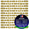 #3 Gilding Metal Ball-Bar Style Ball Chains with Connector - 36 Inch Length