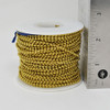 100 Feet of #3 or 2.4mm diameter yellow brass ball chain spool. Great length ball chain roll for crafters and DIYers.