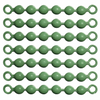 #10 GreenCoated Ball Chain Fishing Swivels - 6 Ball Length