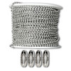 1.5mm diameter sterling silver ball chain / bead chain used for jewelry crafting and other diy applications. 