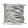 1.2mm diameter sterling silver ball chain / bead chain used for jewelry crafting and other DIY applications.