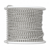 1mm diameter sterling silver ball chain / bead chain used for jewelry crafting and other DIY applications.