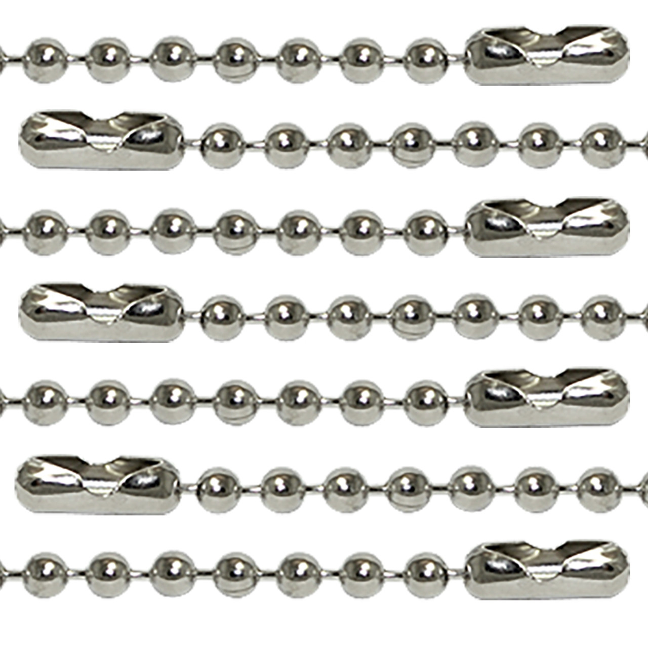 24 Inch Nickel Plated Steel Ball Chain Necklaces | Ball Chain Mfg