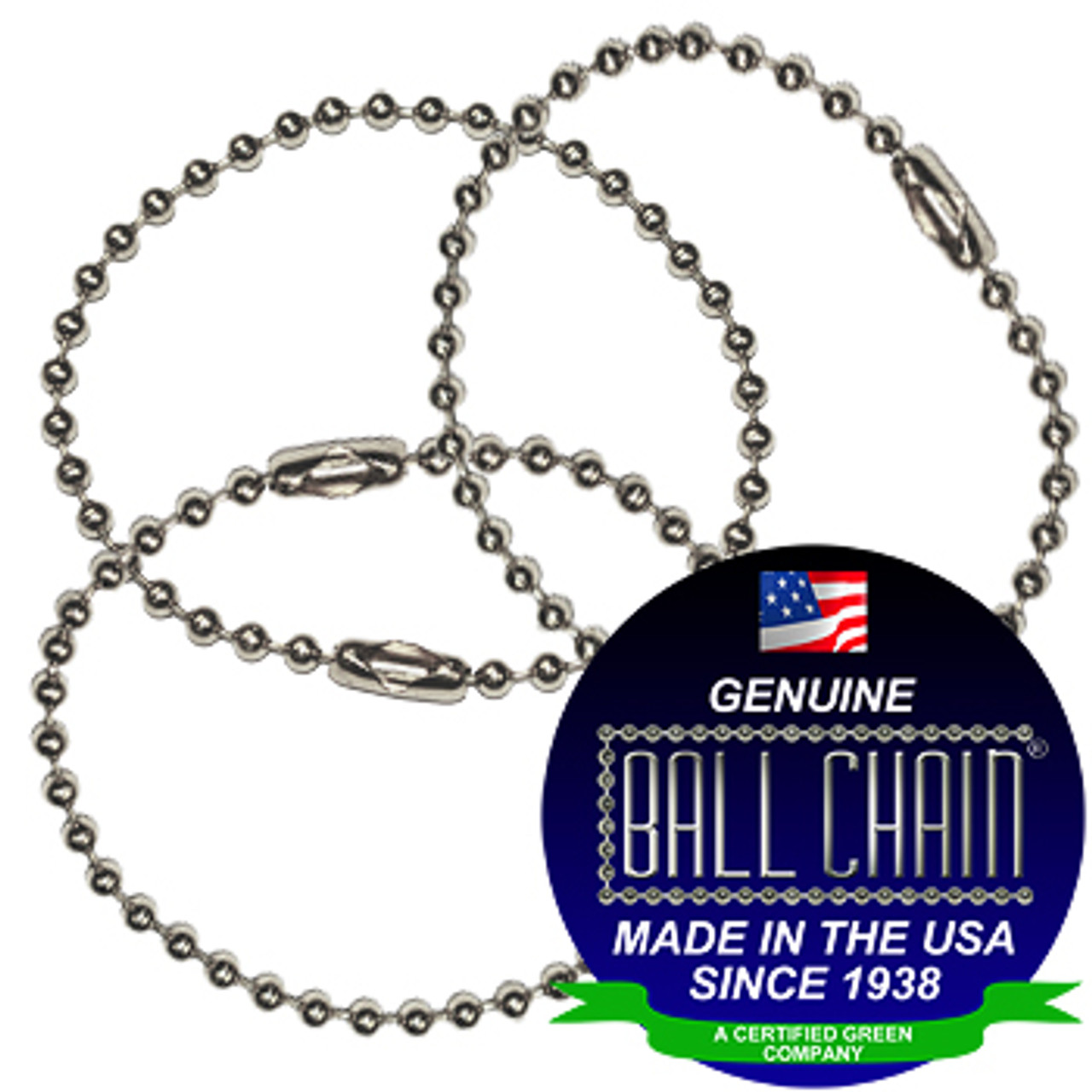#3 Aluminum Key Chains - 4 Inch Length