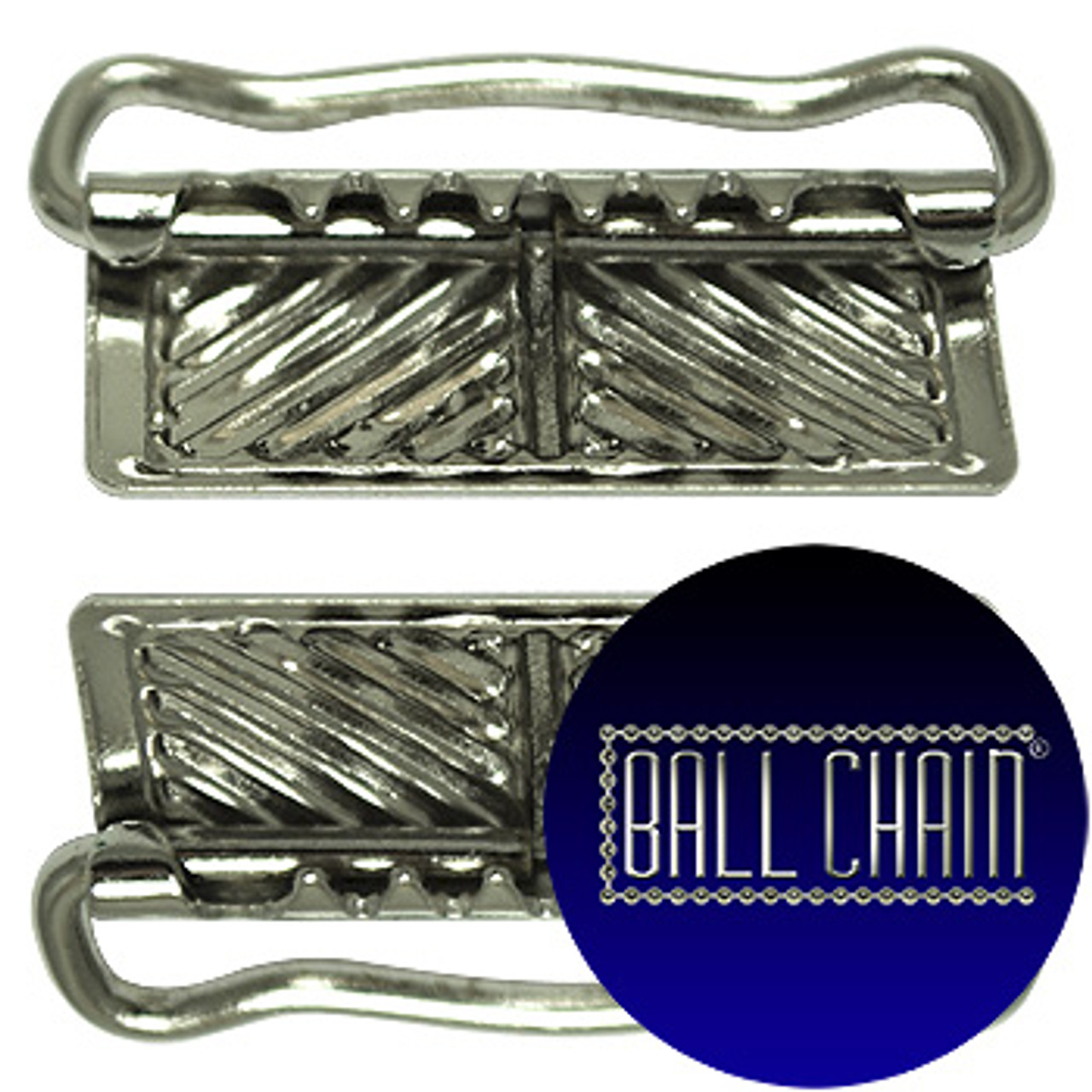 Nickel Plated Metal Clamps - 26 mm Length (BCM38)