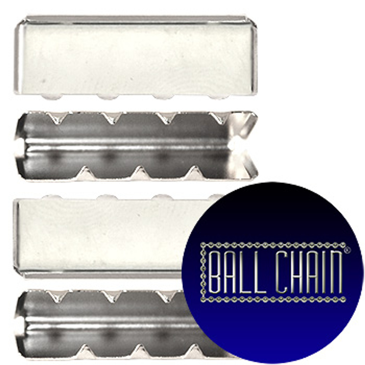 Nickel Plated Metal Clamps - 26 mm Length (BCM43)