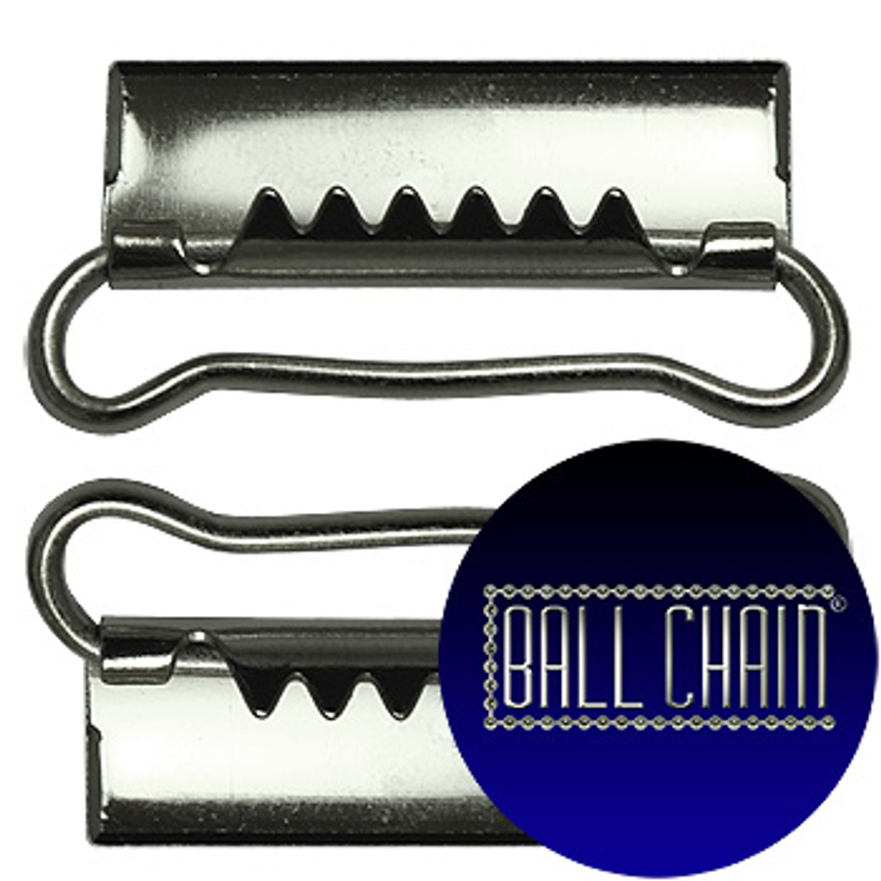 Nickel Plated Metal Clamps - 35 mm Length (BCM42)