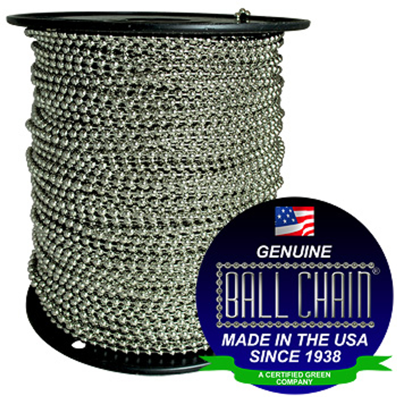 10 Stainless Steel Ball Chain Spool | Ball Chain Mfg.