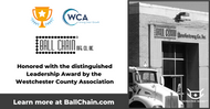 Ball Chain Manufacturing Co., Inc. Honored with Leadership Award by the Westchester County Association Ball Chain Manufacturing Co., Inc. Honored with Leadership Award by the Westchester County Association