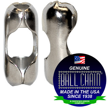6 (3.2 mm) Nickel Plated Steel Ball Chain Spool | Ball Chain Mfg