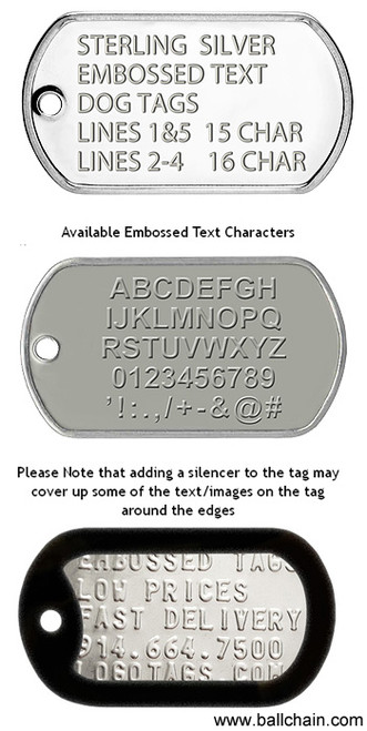 Custom Personalized U.S Military Dog Tag Key Chain w/ Key Chain