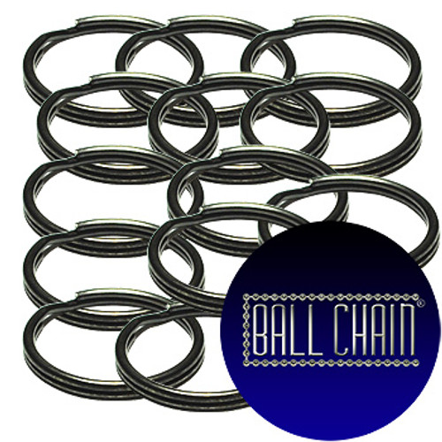 1 Inch Black Plated Metal O-Ring