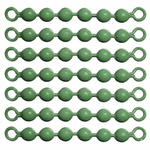 #10 GreenCoated Ball Chain Fishing Swivels - 6 Ball Length