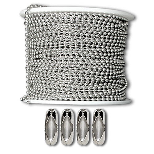 1.2mm diameter sterling silver ball chain / bead chain used for jewelry crafting and other diy applications. 