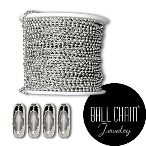 Bulk Sterling Silver Ball Chain  Bulk Sterling Silver Bead Chain