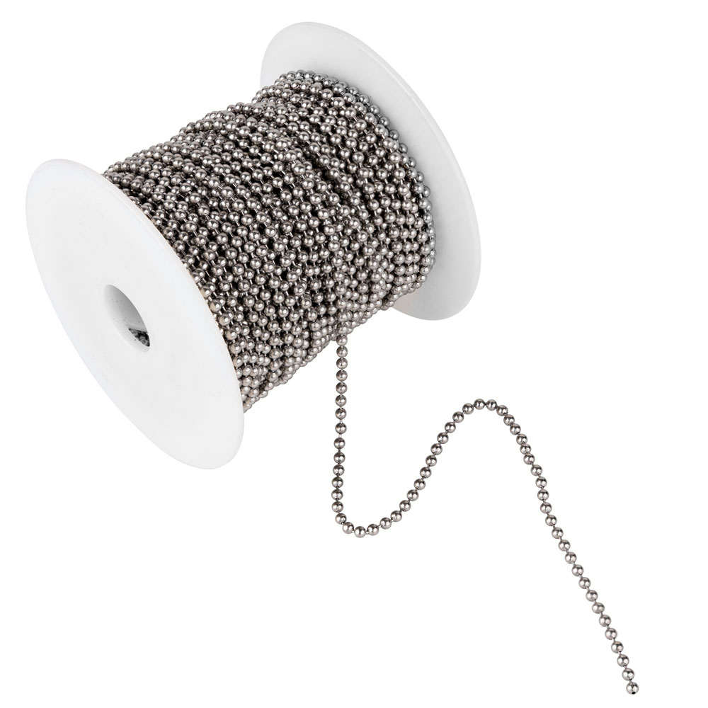 6 Stainless Steel Ball Chain Spool | Ball Chain Manufacturing