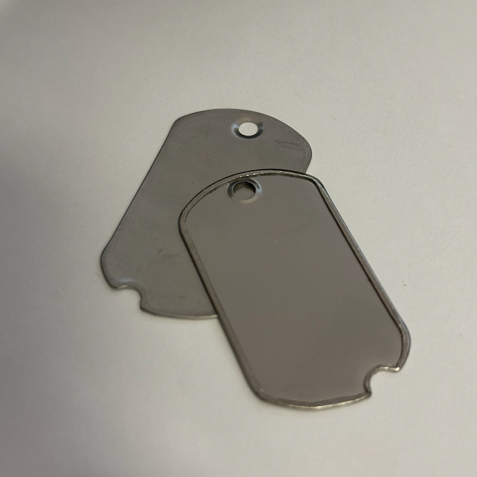 WWII Blank Military Dog Tags - Wholesale | Ball Chain Mfg