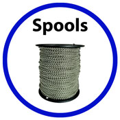 Image of Ball chain spool that links to the Ball Chain & Bead Chain Spools category page.