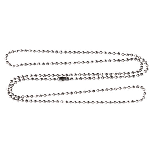 4.5mm Diameter Beaded roller Stainless Steel pull chain extension with –  metalballchain