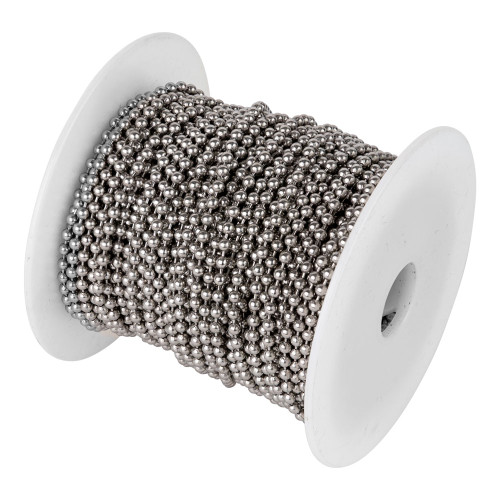 17905-Silver Ball Chain 100' Spool