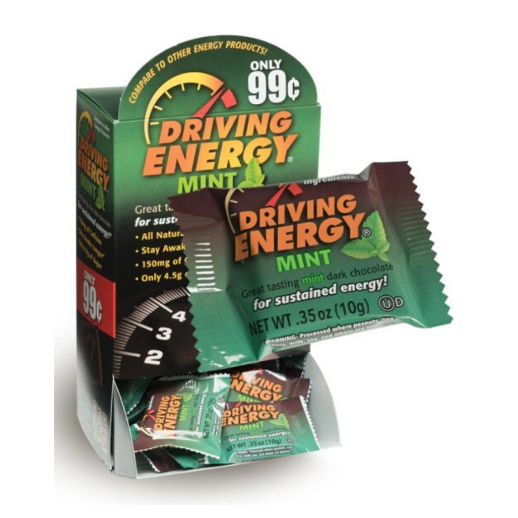 ZenEvo Driving Energy Chocolate Mint 50 ct Box Eddie's Health Shoppe