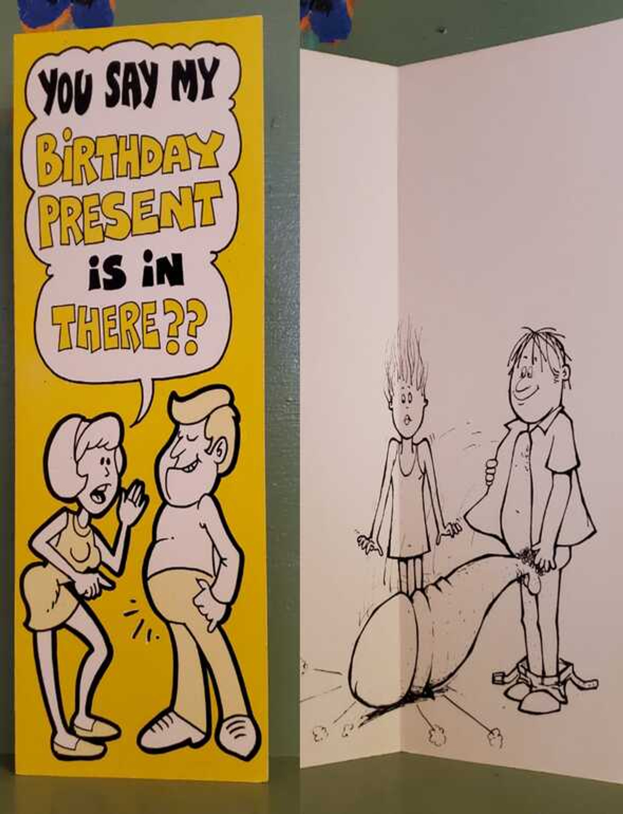 Vintage adult sex greeting cards newspaper books comics