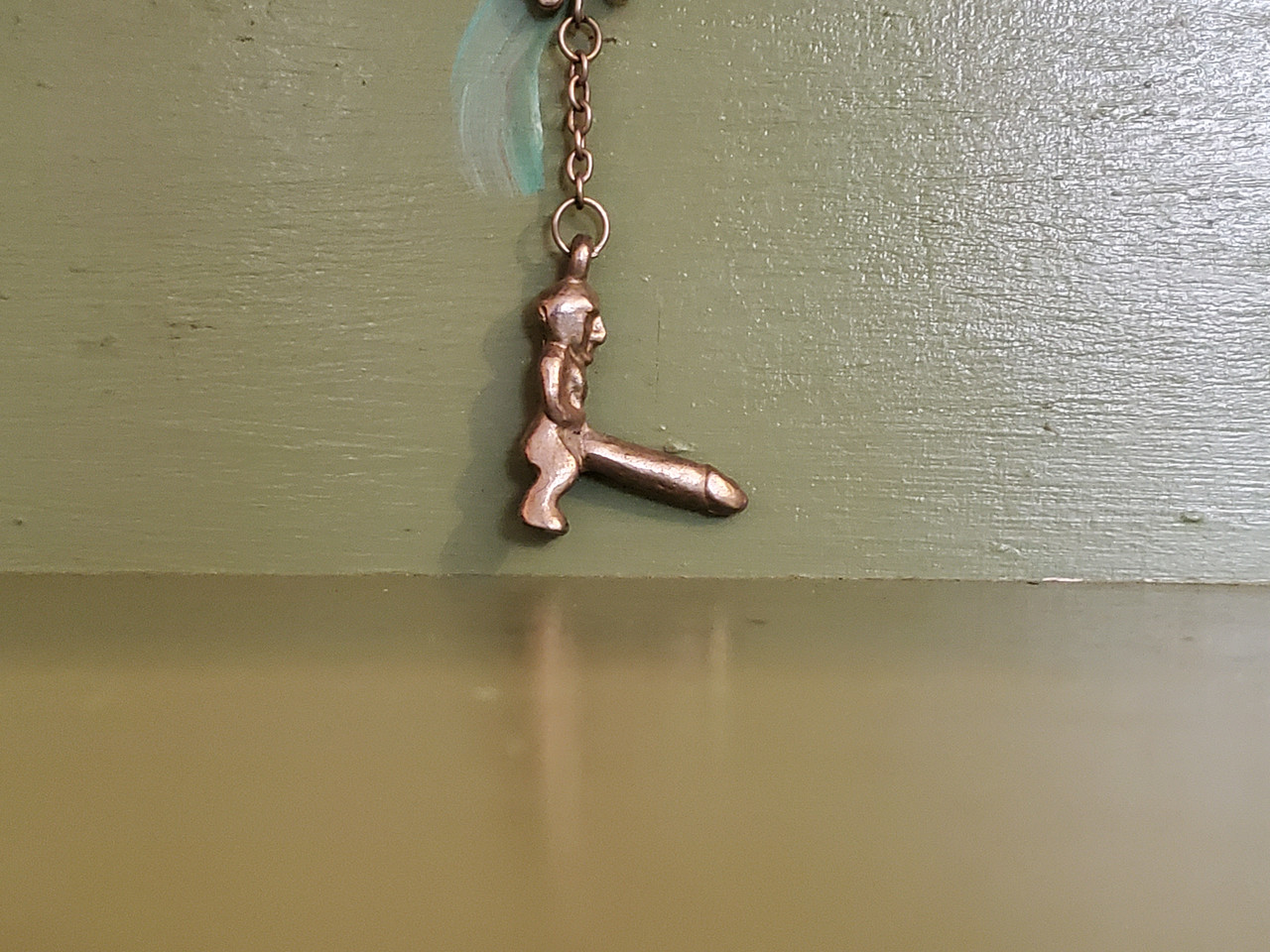 Vintage Big Penis Keychain Mid Century Moderation