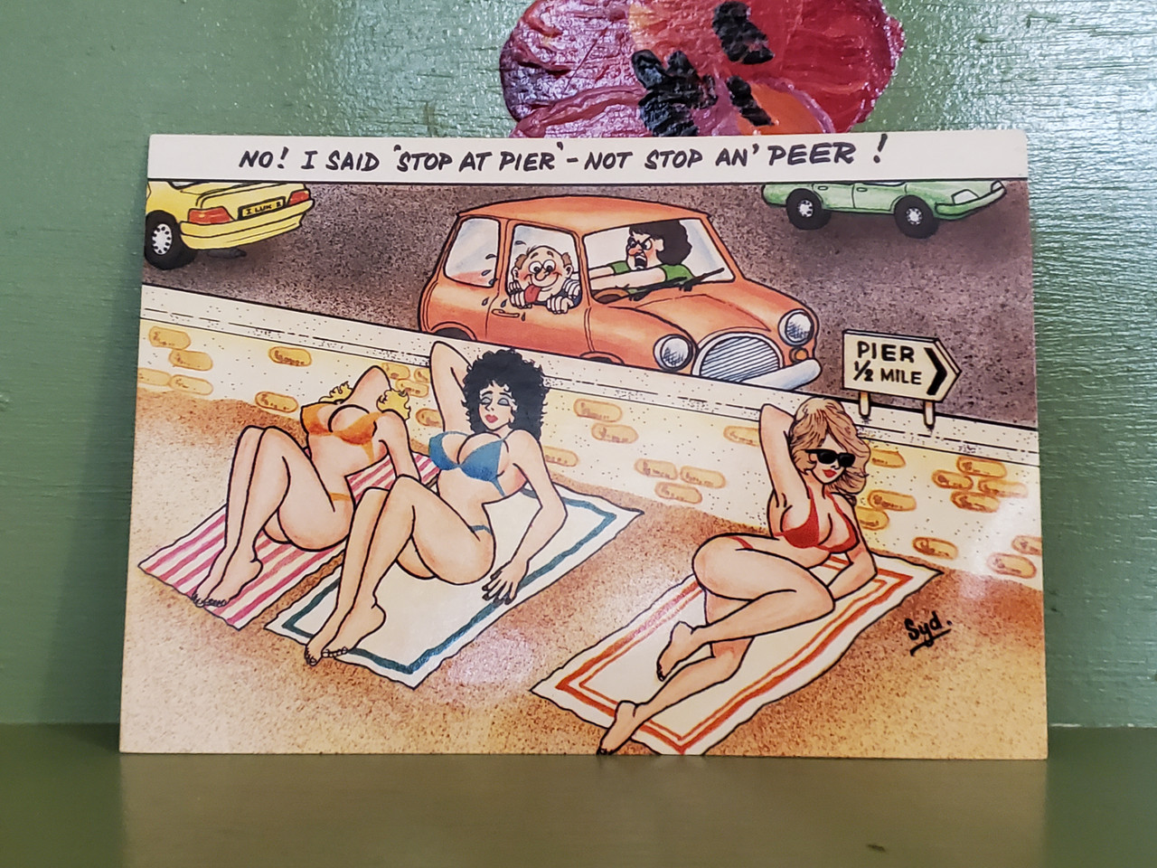 Vintage Postcards Adult - Humor Postcard Gag Gift Joke Cartoon Novelty Pinup Beach Pier Peer Sex Mid  Century Modern Retro Vintage - Mid Century Moderation