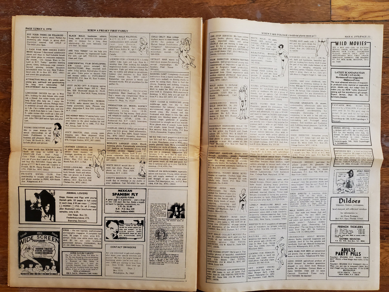 Vintage From The 1800s Cartoon - Vintage Screw Newspaper 61 | Mid Century Moderation