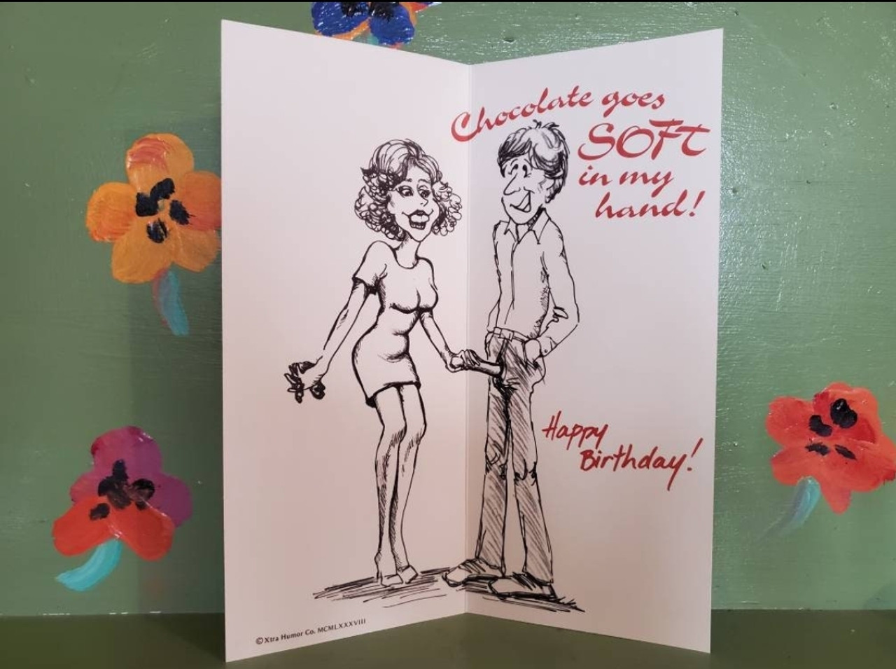 Color Pencils Unique Naughty Adult Humor Birthday Card