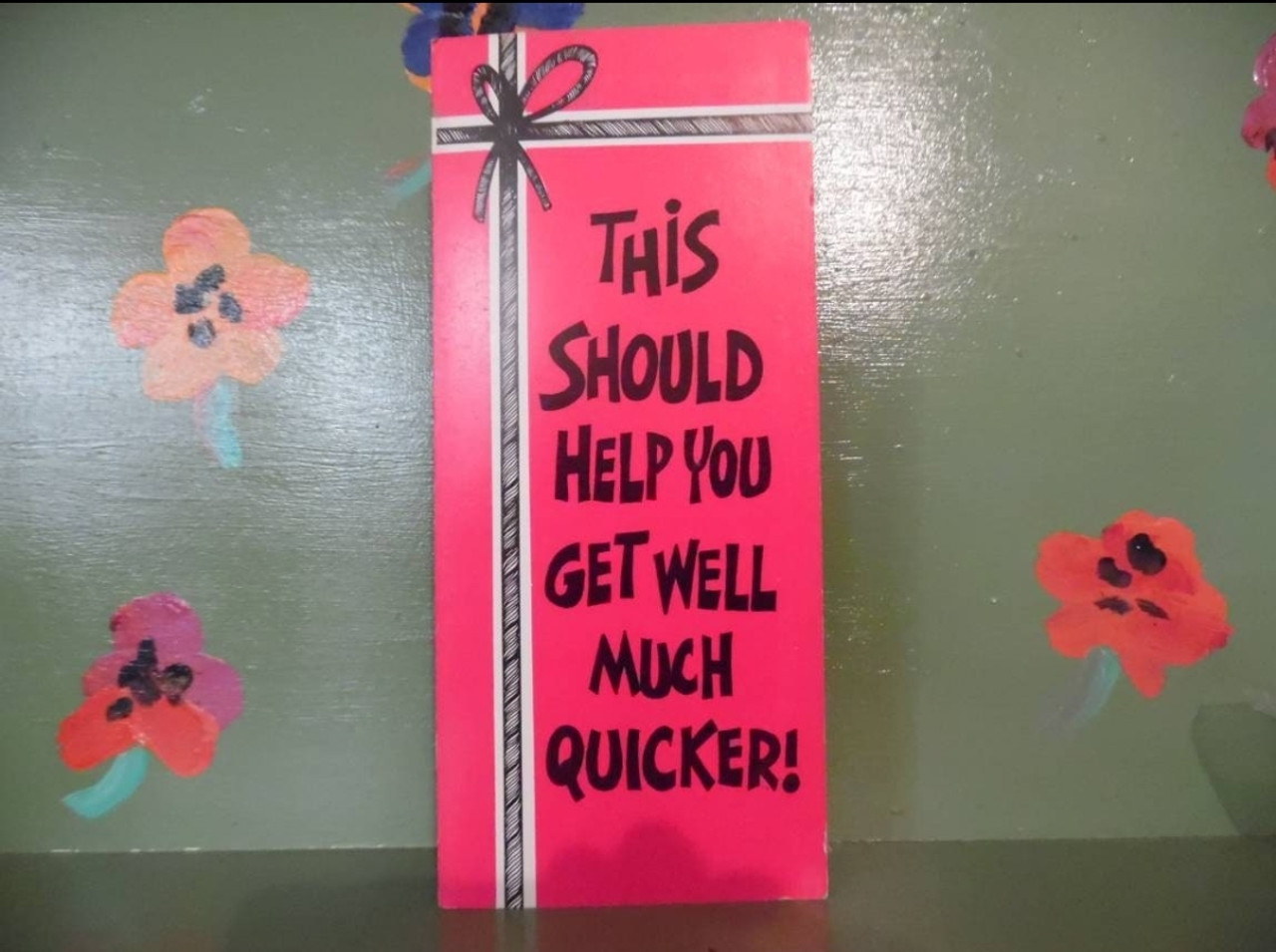 Vintage Get Well Prick His Boil Greeting Card Mid Century Moderation picture